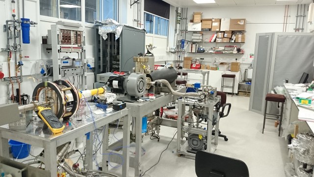 Ps Spectroscopy lab, November 2013. Starting to come together...